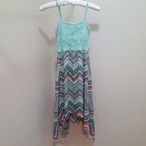 Summery High-Low Dress *partially backless*